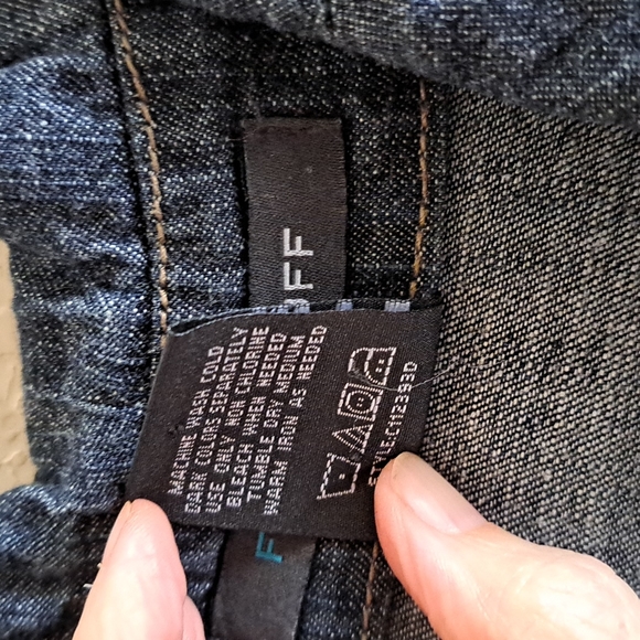 French Cuff denim top - Picture 3 of 4